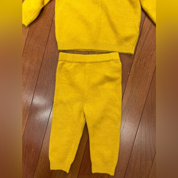 Baby Fair Isle Top & Bottom Set - Cat & Jack™ Yellow e1. - Picture 8 of 10